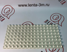 Бампон 5564 прозрачный размер 16,5мм х 10,2мм, на листе 128шт